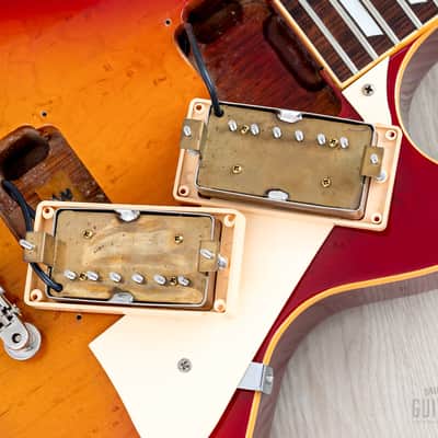 1982 Burny Super Grade RLG-50 '59 Model Burst Standard Birdseye Maple Top w/ Case image 17