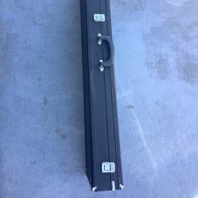 Vintage 1968 Gibson Les Paul or SG Rectangular Hardshell Case - Black with Yellow Interior image 7