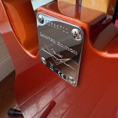2025 Fender Custom Shop Telecaster W25 Custom Deluxe NOS Limited Edition - Fire Mist Orange image 13