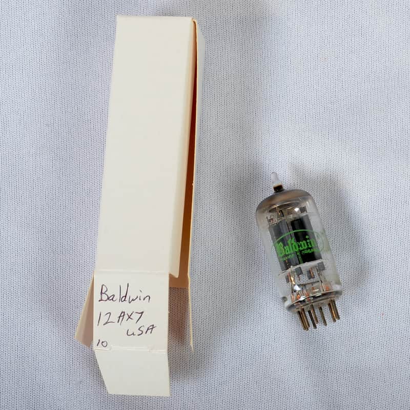 Baldwin NOS 12AX7 / ECC83 Preamp Tube – USA 🇺🇸 – Strong Testing image 1