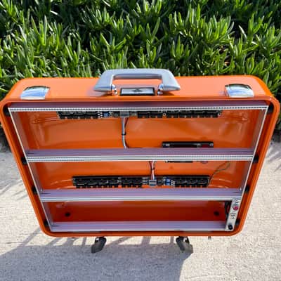 BPNYC ZERO Halliburton Eurorack Modular Travel Case 9U 96hp "ORANGE" image 7