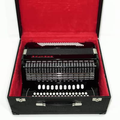 Walther 120 Bass 5 Row Button Accordion C Griff, German Concert Bayan, Straps and Hard Case, Perfect Professional Accordian for Adults, 2501 image 16