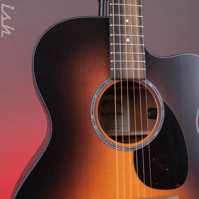 Martin Road Series OMC-10E Modern Acoustic-Electric Guitar 1935 Sunburst *New Model* image 4
