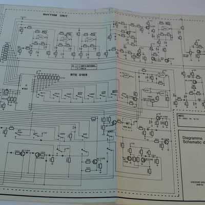 GEM Organ Schematics, models F10, H300, H400 H6000, H7000, Wizard 315, 321 1970s image 9