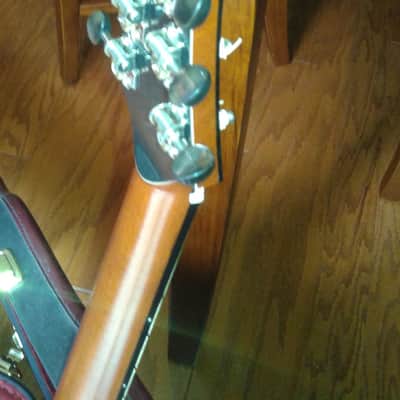 Poling Guitars Sierra 2013 Black and White Flamed Ebony image 4