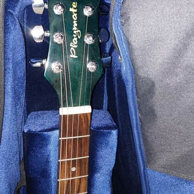 Dean Playmate PLAYPD-TBL 2013 - Transparent Blue w/ Martin Case image 9
