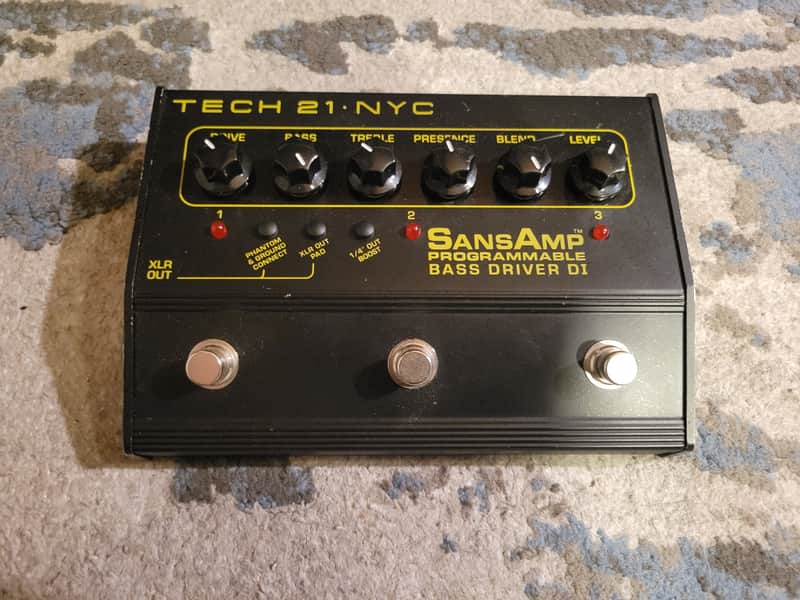Tech 21 Sansamp Programmable Bass Driver