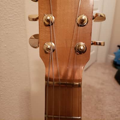 SD Curlee Jerry Garcia Wolf Influenced Tribute Guitar 1980's Natural image 6