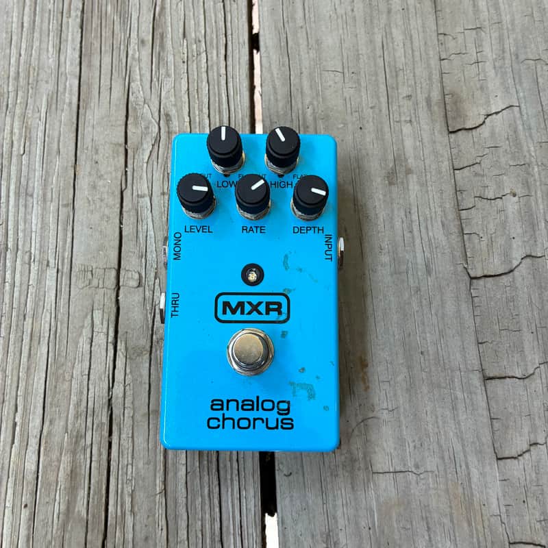 MXR M234 Analog Chorus 2011 - Present - Blue electric guitar pedal analog image 1