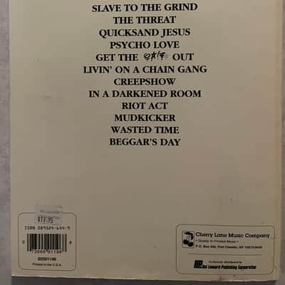 Skid Row - Slave to the Grind - Guitar Tab / Tablature Book image 2