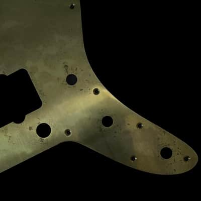 Jazzmaster Pickguard Scratchplate - USA 60s Vintage - Aged Brass - Made-to-Order image 4