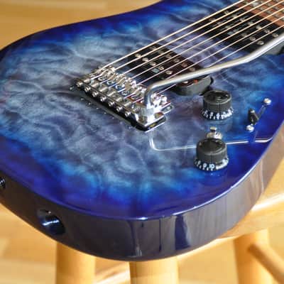 IBANEZ AZ427P2QM TUB Twilight Blue Burst / 7-String / AZ Premium Series / AZ427P2QM-TUB / I231100414 image 4