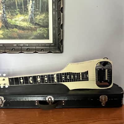 1950s Supro Lap Steel Guitar with Case image 2