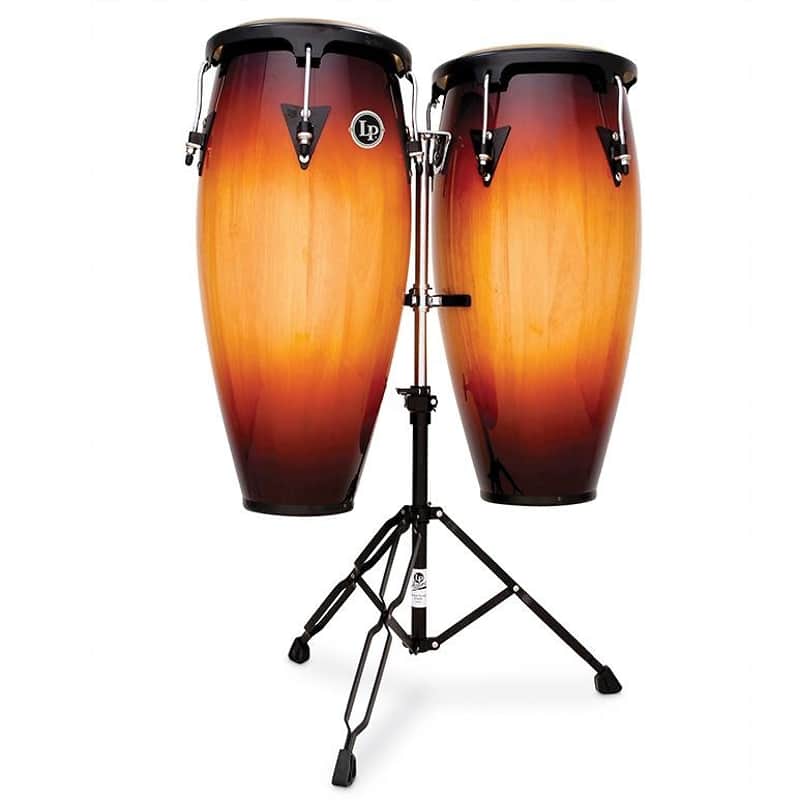 LP Aspire Conga Set w/ Double Stand 2016 Vintage Sunburst