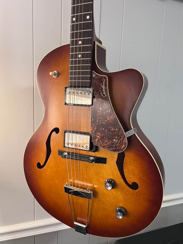 Godin 5th Avenue CW Kingpin II HB 2010s - Cognac Burst image 1