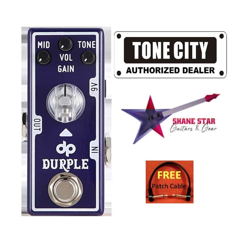Tone City Durple Overdrive Rich & Responsive Low-To-Medium Gain Sounds From Guitarist Peter Honoré image 1