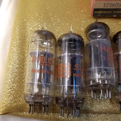 Sylvania ONE (1) 12BH7A tNOS AT1000 TESTED Balanced! PI Vacuum Tube grey plate 12BH7 dual triode 1959-1964 image 2