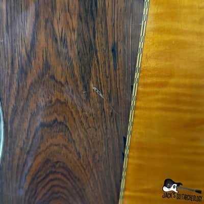 S. Yairi YD-304 Dreadnought MIJ *Lawsuit Era* Acoustic Guitar w/ OHSC (1970s - Natural) image 9