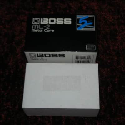 lightly used (mostly very clean) Boss EMPTY BOX for ML-2 Metal Core (NO pedal / NO paperwork) [lower part of box from different brand (DigiTech's X- Series) pedal box fits fine w/ Boss lid] late 2000s / early 2010s (refer to pictures for condition) image 4