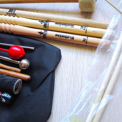 Drum Sticks, Brushes, Mallets, Stick Bag Lot image 6