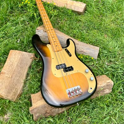 Vintage Fender Fullerton 1982 -1957 Reissue Precision Bass 1st Year image 12