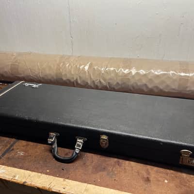 Fender stratocaster/ telecaster 70’S - Black / orange interior image 5