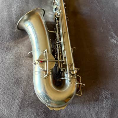 Buescher True-Tone Low Pitch Silver Alto Saxophone 1925 image 1