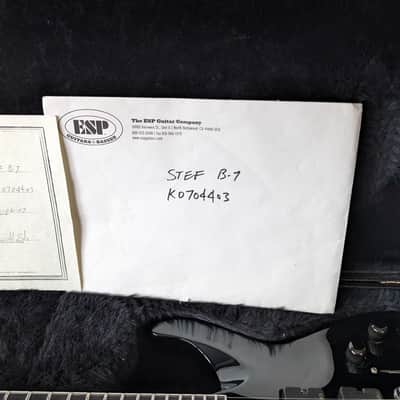 2007 ESP STEF B-7 Stephen Carpenter Signature (Deftones) Kiso Custom Shop factory Japan, MIJ image 13