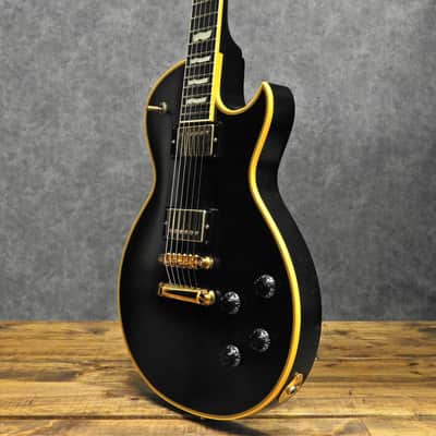 ESP Japan Kiso Custom Shop Eclipse I CTM FT Full Body 2009 - Black image 2