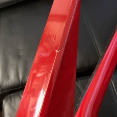 Bc rich B.C. Rich (death chuck schuldiner rick rozz ironbird )80's Trans red image 2