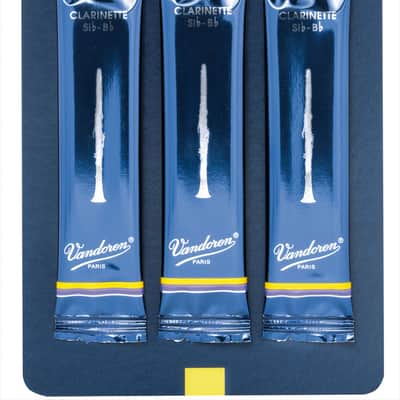 Vandoren Reeds Clarinet Bb 2 Traditional (3 Pack) image 2