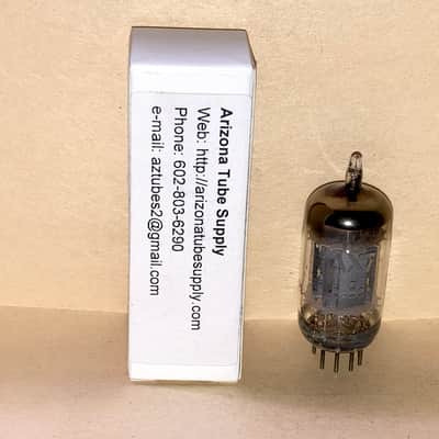 1950's GE 12AX7 ECC83 Long Plate Tube, High Testing image 1