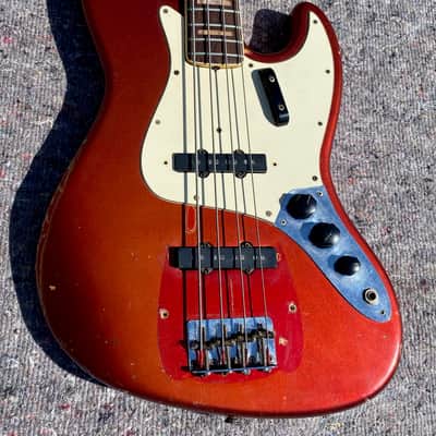 Fender Jazz Bass 1968 - Candy Apple Red - Custom Color - CAR image 5