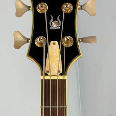 Jay Turser Hollow Body Electric Bass Guitar w/ Hardshell Case – Tobacco Sunburst image 9