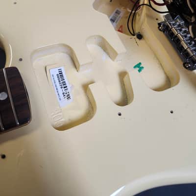 Used 2014 Fender American 60th Anniversary Stratocaster w/ 2014 AVRI Strat Neck + Upgrades - Vintage White w/ Case image 19