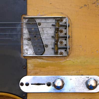 Left handed Lefty LH Fender Telecaster 1951 Butterscotch-The First One EVER Made WATCH THE VIDEO image 6