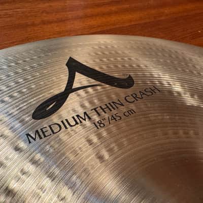 Zildjian 18" A Series Medium Thin Crash Cymbal 2013 - Present - Traditional image 4
