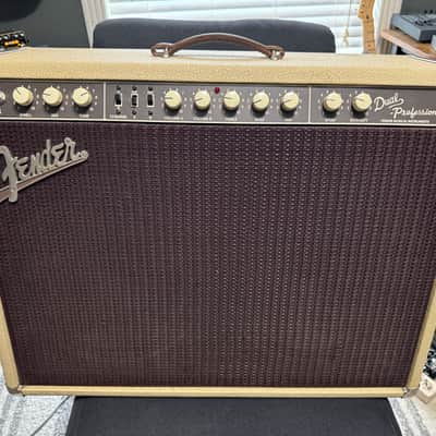 Fender Dual Professional 100-Watt 2x12" Guitar Combo 1995 - 2002 - Blonde image 1