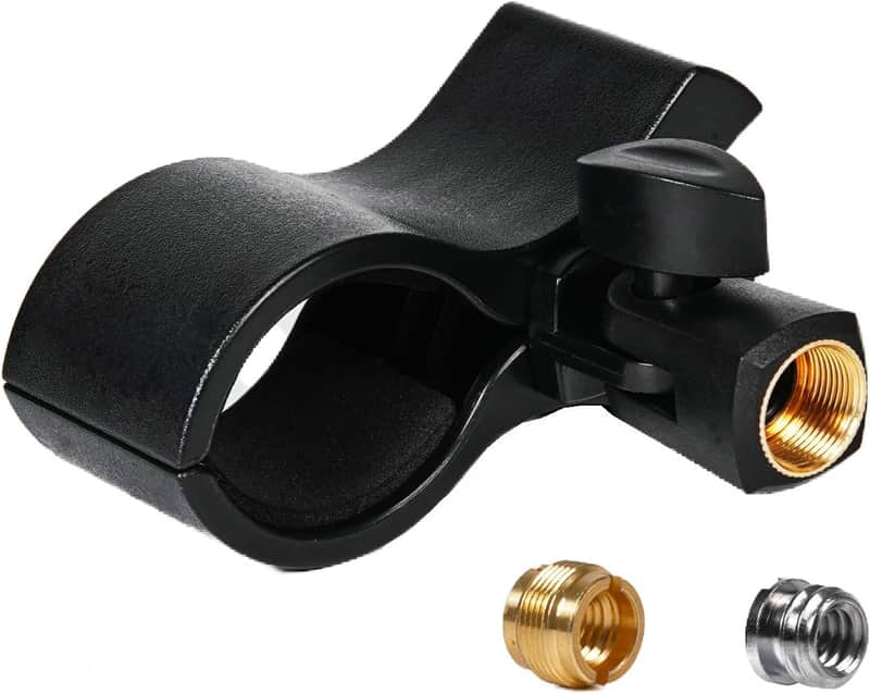 1 Pcs Large Microphone Clip, Mic clip holder is used with microphones between 32 and 60mm in diameter image 1