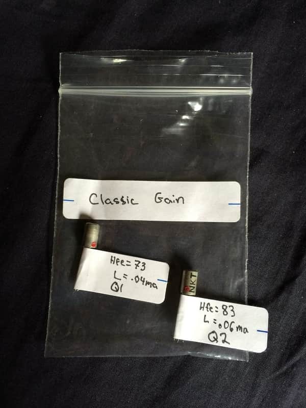 NOS Germanium NKT275 Red Dot Transistor Set (Classic Gain) imagen 1
