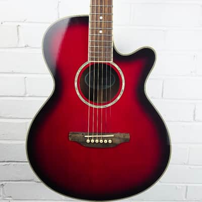 ARIA ELECORD FET-ELITE RS RED SUNBURST ELECTRO ACOUSTIC GUITAR image 1