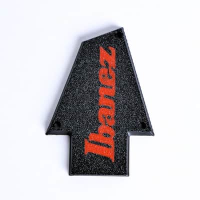 Custom Ibanez Truss Rod Cover for RG & JEM – Classic Logo (Red & Black) image 9
