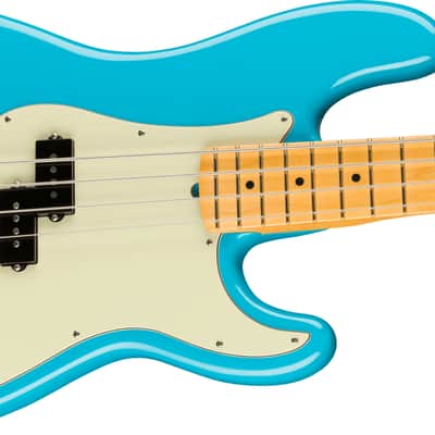 Fender American Professional II Precision Bass Maple Fingerboard - Miami Blue image 4