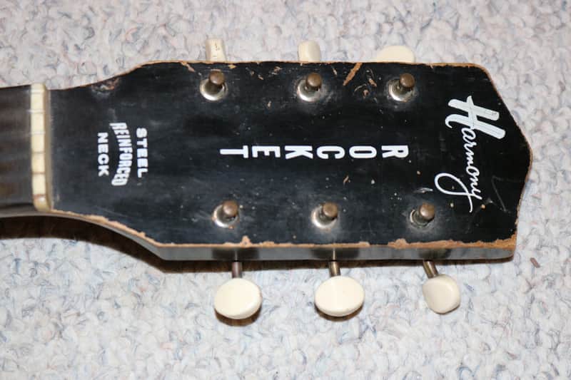 Vintage 1960s Harmony Rocket Neck with Tuners - No Tariffs image 1
