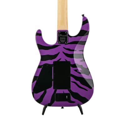 Charvel Satchel Signature Pro-Mod DK Electric Guitar, Maple Fretboard, Satin Purple Bengal, MC20XXXX image 5