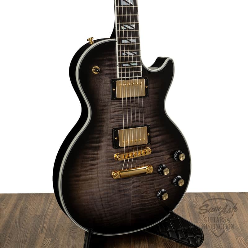 Gibson Les Paul Modern Supreme Electric Guitar Ebony Burst image 1