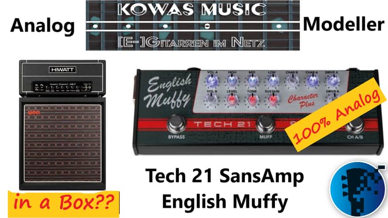 Tech 21 SansAmp Character Plus Series English Muffy 2022 - Present - Red / Silver image 1