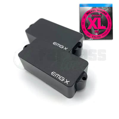 EMG PX Black 4 String Precision Bass® Pickup - FREE STRINGS image 1