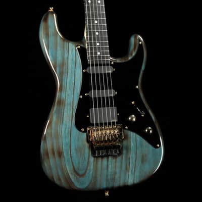 John McGuire Guitars Valley Pro Blue Burst image 1