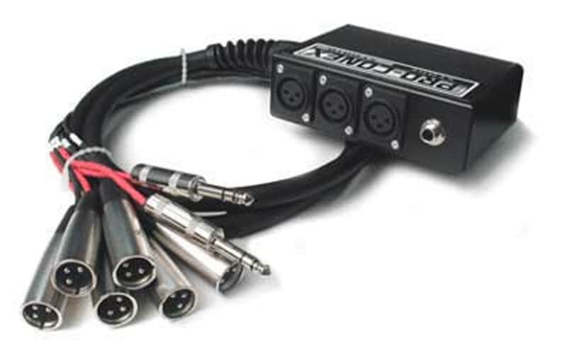 Hosa SH6X230 ProConex Little Bro' Sub Snake 6 x 2 30 Foot image 1